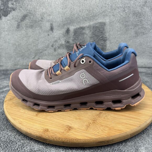 On Running Cloudventure Waterproof Shoes Womens 8.5 Purple Gray Trail Running - Picture 3 of 9